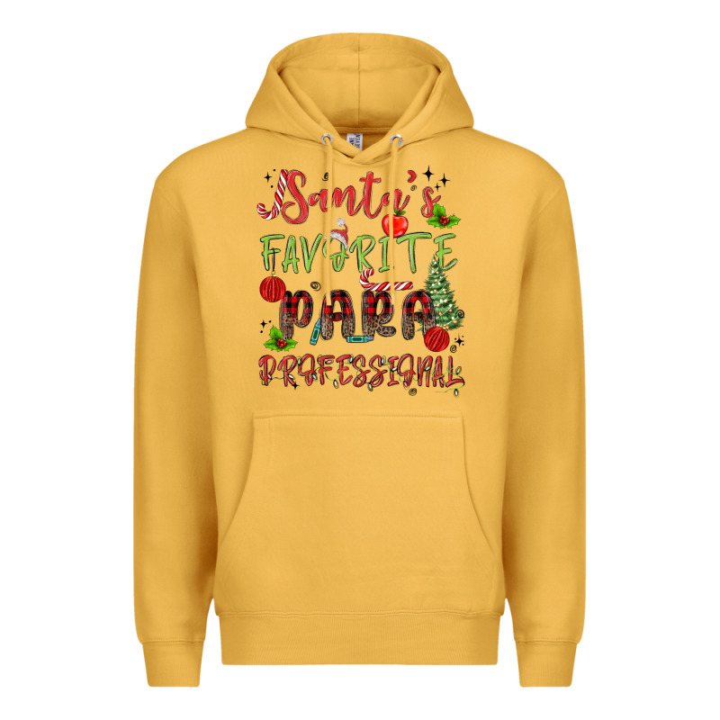 Santa's Favorite Para Professional Premium Hoodie by MaliasSmallBusiness | Teevron