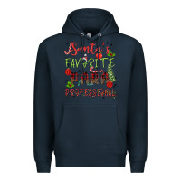 Navy santa's favorite para professional Premium Hoodie - MaliasSmallBusiness