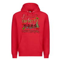 Red santa's favorite para professional Premium Hoodie - MaliasSmallBusiness