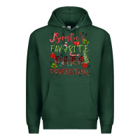 Sports Green santa's favorite para professional Premium Hoodie - MaliasSmallBusiness
