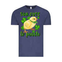 Vintage Denim Too Cute To Pinch Chick Vintage Tee - RanaPortraitStore