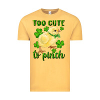 Vintage Mustard Too Cute To Pinch Chick Vintage Tee - RanaPortraitStore