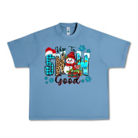 Pebble Blue up to snow good Urban Heavy Tee - Zillion Design Studio
