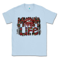 Dusty Blue mom life Classic Tee - SublimationCraftShop