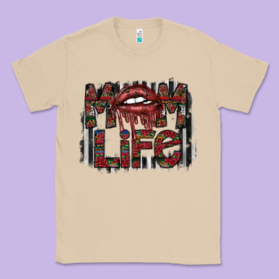 Mom Life Classic Tee Designed By Sublimationcraftshop