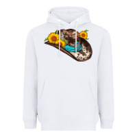 White cowboy hat Heavyweight Hoodie - AdoDesignShop