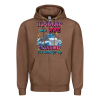 Chestnut husband and wife cruising partners for life Zipper Hoodie - JahusDesignShop