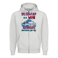 Husband And Wife Cruising Partners For Life Zipper Hoodie | Teevron