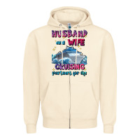 Sandshell husband and wife cruising partners for life Zipper Hoodie - JahusDesignShop