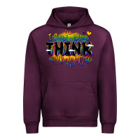 Mauve Wine pride and identity expression Urban Hoodie - LillyAllenDesigns