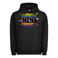 Pigment Black pride and identity expression Urban Hoodie - LillyAllenDesigns