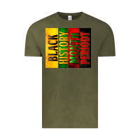 Vintage Olive black history month periodt Vintage Tee - Zillion Design Studio