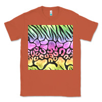 Copper neon rainbow safari seamless pattern Classic Tee - BundleAndBundleShop