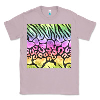 Lilac neon rainbow safari seamless pattern Classic Tee - BundleAndBundleShop