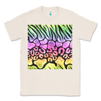 Natural neon rainbow safari seamless pattern Classic Tee - BundleAndBundleShop