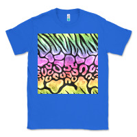 True Royal neon rainbow safari seamless pattern Classic Tee - BundleAndBundleShop
