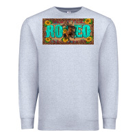 Heather Grey western rodeo horse leopard aztek sunflower license plate template Premium Sweatshirt - BarkalooDesign