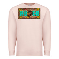 Pale Pink western rodeo horse leopard aztek sunflower license plate template Premium Sweatshirt - BarkalooDesign