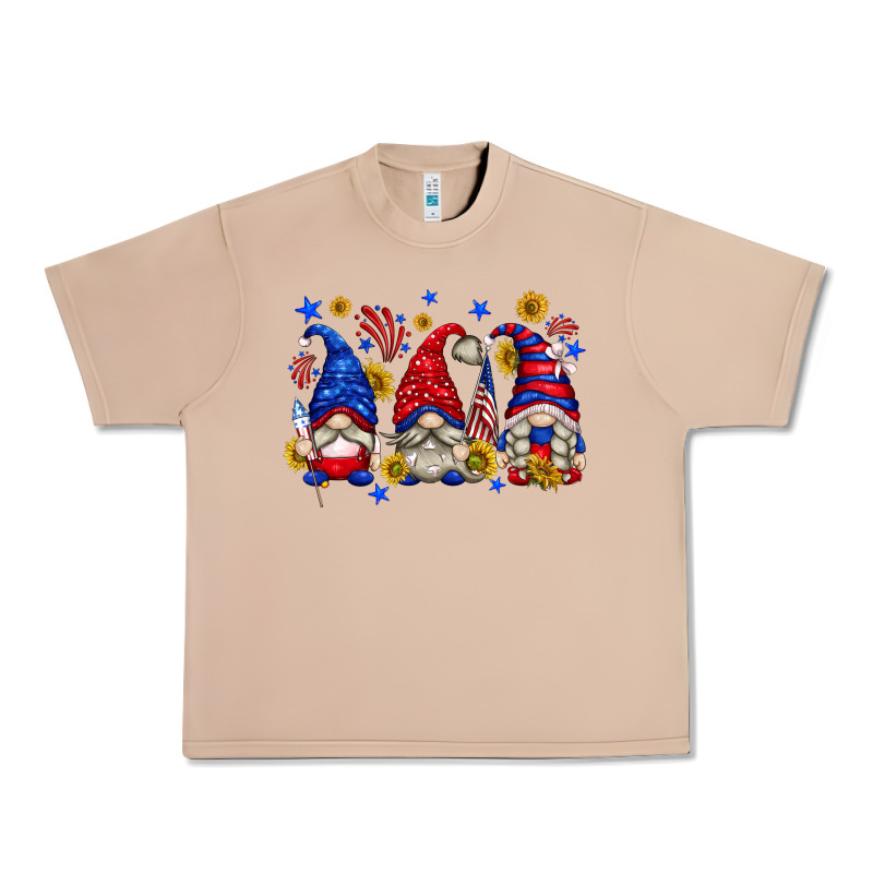 American Gnomes With Sunflowers Urban Heavy Tee by texasbilliewilder | Teevron