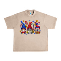 French Oak American gnomes with sunflowers Urban Heavy Tee - texasbilliewilder