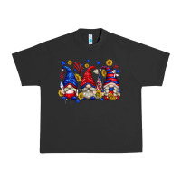 Pigment Black American gnomes with sunflowers Urban Heavy Tee - texasbilliewilder
