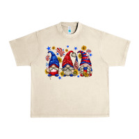 Sandshell American gnomes with sunflowers Urban Heavy Tee - texasbilliewilder