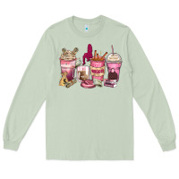 Matcha Girl boss coffee cups Long Sleeve Tee - Zillion Design Studio