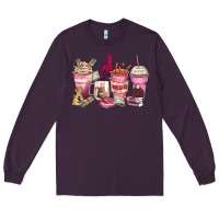 Plum Girl boss coffee cups Long Sleeve Tee - Zillion Design Studio