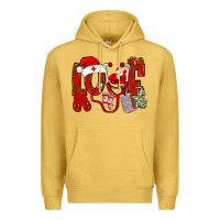 Antique Gold christmas love nurse Premium Hoodie - NancyCooperArtShop