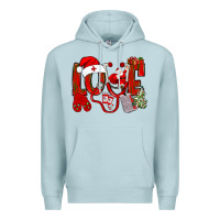 Blue Mist christmas love nurse Premium Hoodie - NancyCooperArtShop
