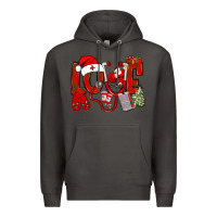 Smoke christmas love nurse Premium Hoodie - NancyCooperArtShop