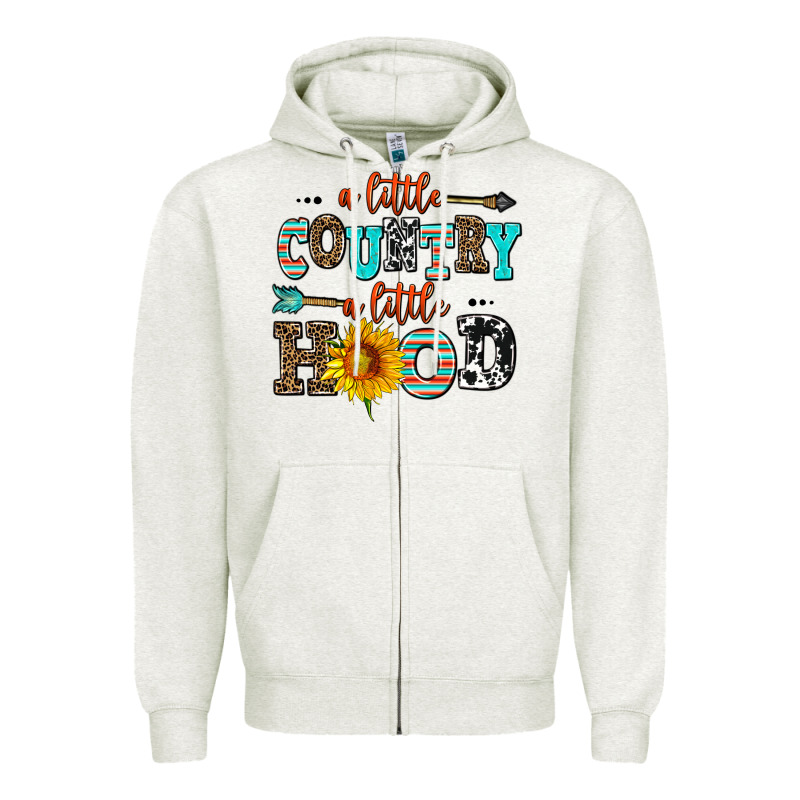 A Little Country A Little Hood Zipper Hoodie by AdoDesignShop | Teevron
