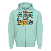 Seafoam a little country a little hood Zipper Hoodie - AdoDesignShop