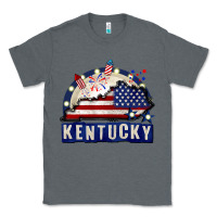 Charcoal Heather Kentucky 4th of July Classic Tee - CowGirlArtShop