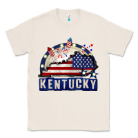 Natural Kentucky 4th of July Classic Tee - CowGirlArtShop