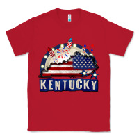Red Kentucky 4th of July Classic Tee - CowGirlArtShop