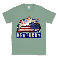 Sage Kentucky 4th of July Classic Tee - CowGirlArtShop