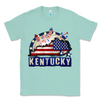 Seafoam Kentucky 4th of July Classic Tee - CowGirlArtShop