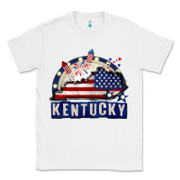 White Kentucky 4th of July Classic Tee - CowGirlArtShop