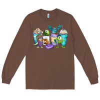 Chestnut cartoon characters coffee cups Long Sleeve Tee - Zillion Design Studio