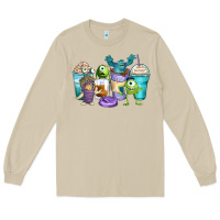 Mushroom cartoon characters coffee cups Long Sleeve Tee - Zillion Design Studio