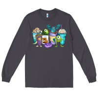 Smoke cartoon characters coffee cups Long Sleeve Tee - Zillion Design Studio