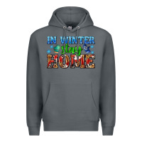 Rock in winter stay home with gloves Premium Hoodie - AdoDesignShop