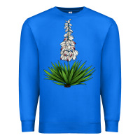 True Royal Yucca Flower IIIustrations Premium Sweatshirt - LillyAllenDesigns