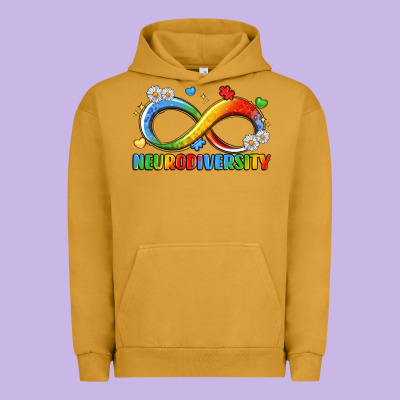 Neurodiversity Urban Hoodie Designed By Lillyallendesigns
