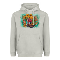 Moon Dust cowboy boots sunflower Heavyweight Hoodie - AdoDesignShop