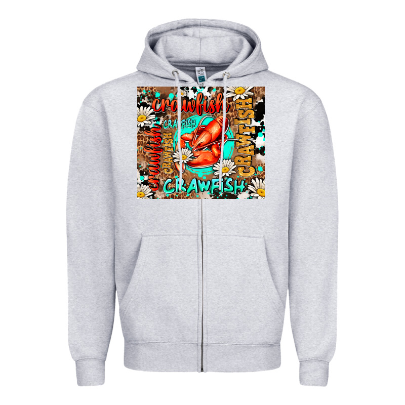 Western Crawfish Zipper Hoodie by AdoDesignShop | Teevron