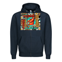 Navy western crawfish Zipper Hoodie - AdoDesignShop