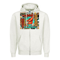 Oatmeal Heather western crawfish Zipper Hoodie - AdoDesignShop