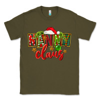 Army Green Christmas nanny claus Classic Tee - FaDigitalArtStudio